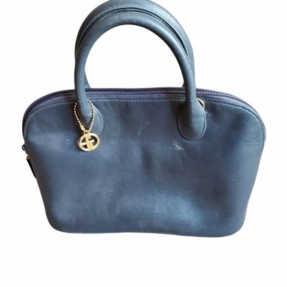 Giani Bernini , charcoal grey purse. - Picture 1 of 5